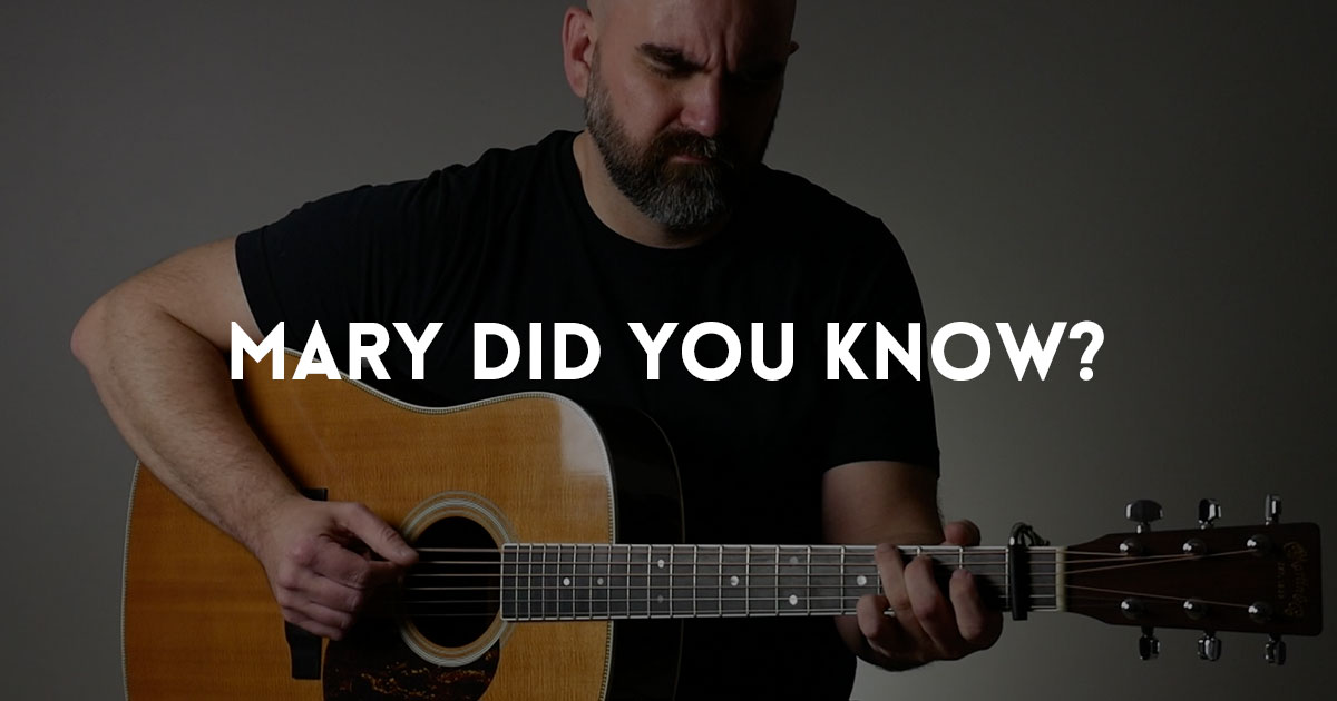 guitar chords mary did you know